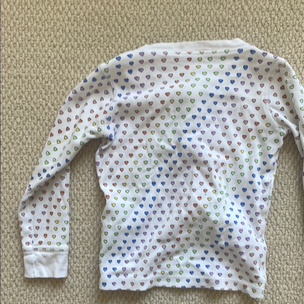 Colorful Heart Print Pajama Set - Picture 5 of 5